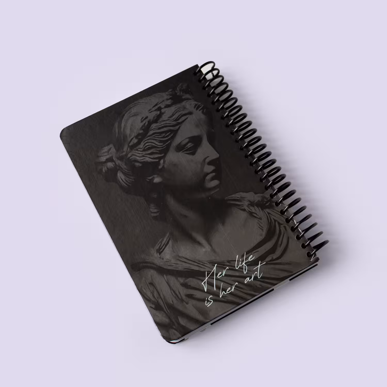 دفتر طراحی آ5 سیم از بغل سری Roman دات نوت (dotnote)