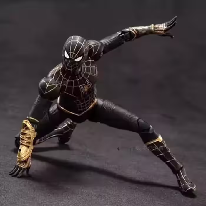فیگور اسپایدرمن black and gold suitبرندZDtoys