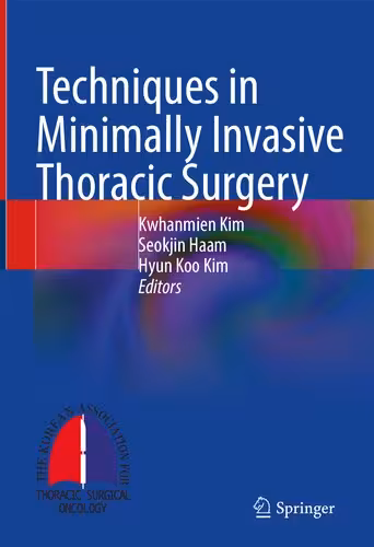 خرید و دانلود نسخه کامل کتاب Techniques in Minimally Invasive Thoracic Surgery