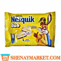 شکلات تخته ای نسکوییک نستله سفید و شیری 70 گرم ( بسته 6 عددی )