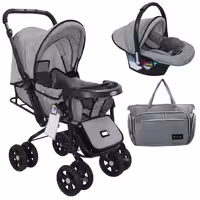 ست کالسکه و کریر  کودک مدل ورسا به همراه ساک لوازم کودک