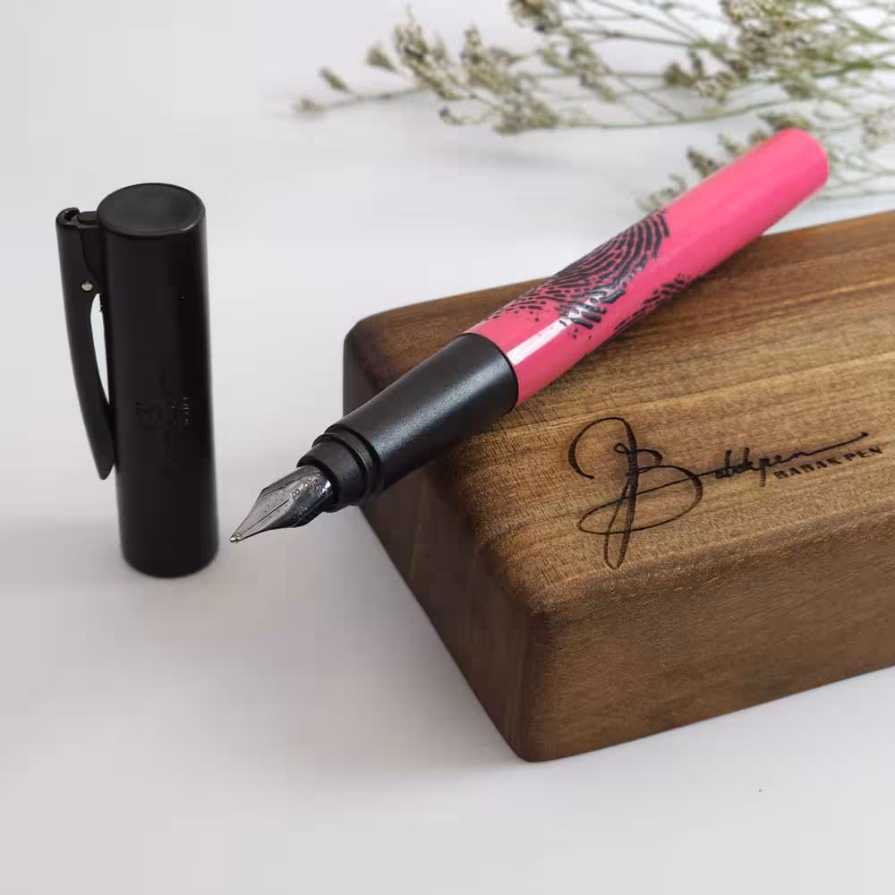 فابرکاستل خودنویس رایتینک پرینت صورتی 149360 FABER-CASTELL WRITink Print pink Fountain Pen