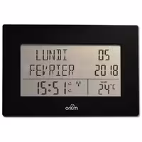 ساعت و تقویم صفحه بزرگ رومیزی RC Memento Calendar Clock