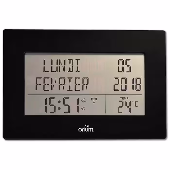 ساعت و تقویم صفحه بزرگ رومیزی RC Memento Calendar Clock