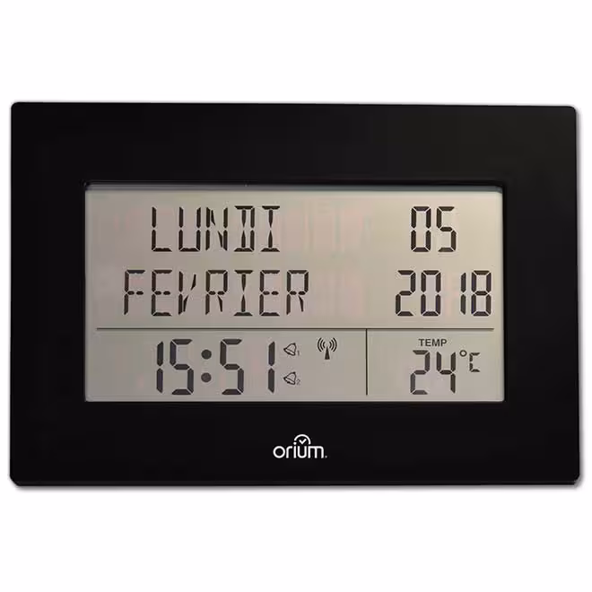 ساعت و تقویم صفحه بزرگ رومیزی RC Memento Calendar Clock