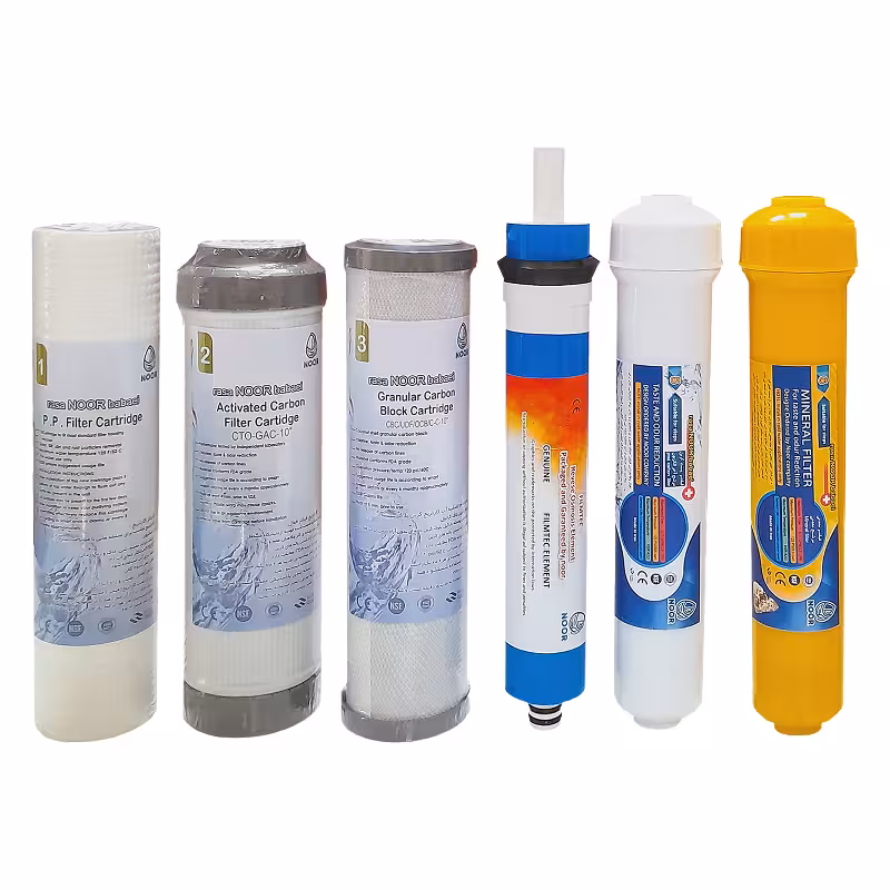 فیلتر دستگاه تصفیه آب نور مدل M600 بسته 6 عددی