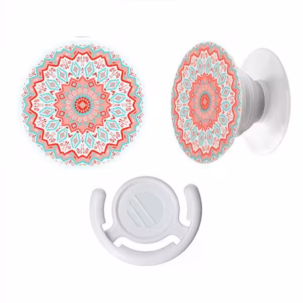 پاپ سوکت طرح چاکراه گلبه ای Pink Chakra PopSocket
