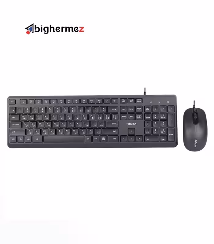 کیبورد و ماوس باسیم هترون مدل  HKC215