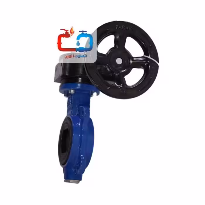 شیر پروانه‌ ای گیربکسی میراب 3 اینچ