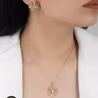 نیم ست زنانه تراش طرح گل ژوپینگ