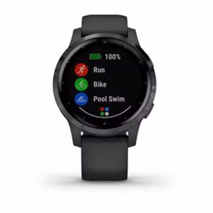 ساعت ورزشی گارمین مدل VivoActive 4S Black with Slate Hardware