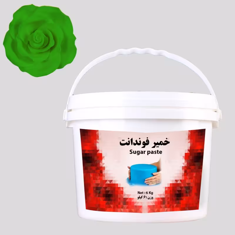بودکور خمير فوندانت 6 کيلويي سبز روشن 260061