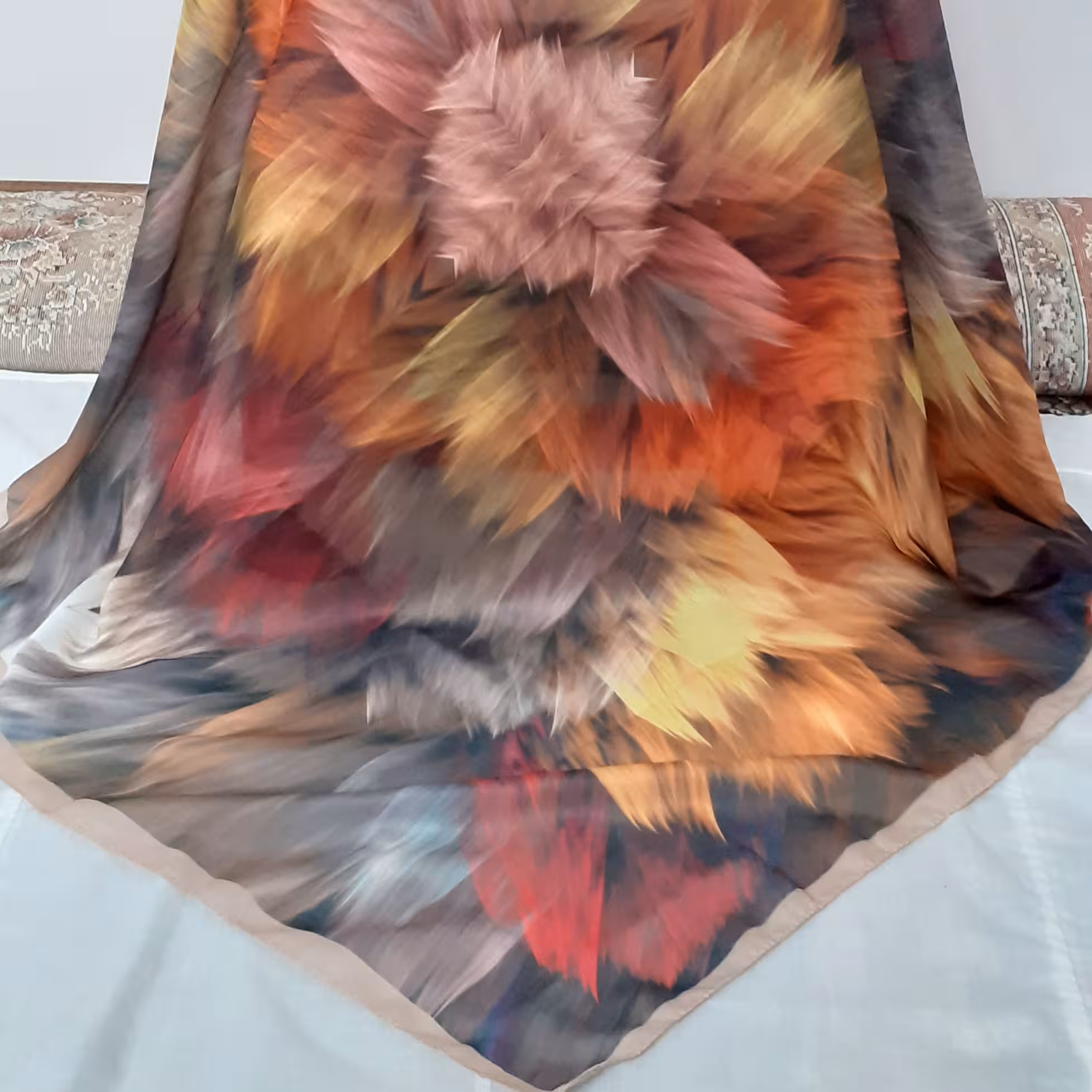روسری نخی قواره بزرگ