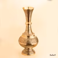 گلدان برنجی آنتیک مدل ساده