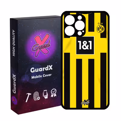 کاور گارد ایکس طرح دورتموند مدل Glass10466 مناسب برای گوشی موبایل اپل iPhone 13 Pro Max