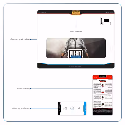 برچسب پوششی ماهوت مدل Pubg-Game مناسب برای تبلت اپل iPad Pro 10.5 2017 A1701