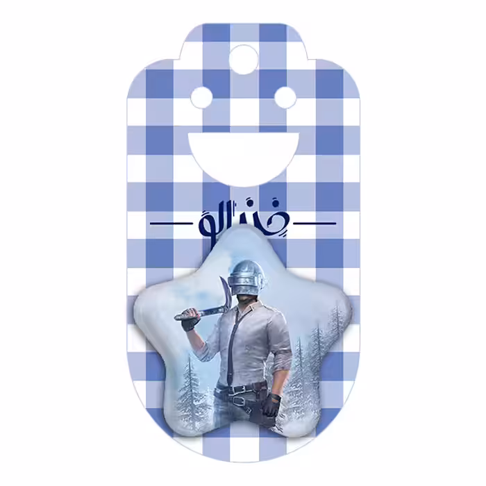 پیکسل خندالو طرح پابجی PUBG مدل ستاره ای کد 3779