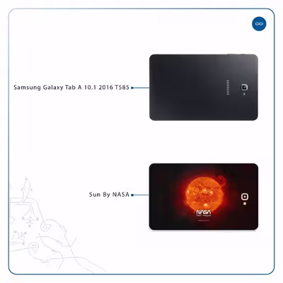 برچسب پوششی ماهوت مدل Sun-By-NASA مناسب برای تبلت سامسونگ Galaxy Tab A 10.1 2016 T585