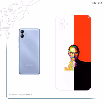 برچسب پوششی ماهوت مدل Collage of Steve Jobs 1 مناسب برای گوشی موبایل سامسونگ Galaxy A04e