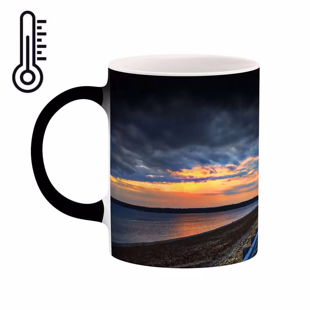 ماگ حرارتی طرح غروب جاده مدل mgh04128