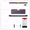 برچسب پوششی ماهوت مدل Purple-Leather مناسب برای تبلت اپل iPad Air 2 2014 A1566