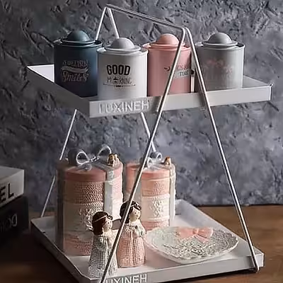 استند پذیرایی لوکسینه مدل دو طبقه