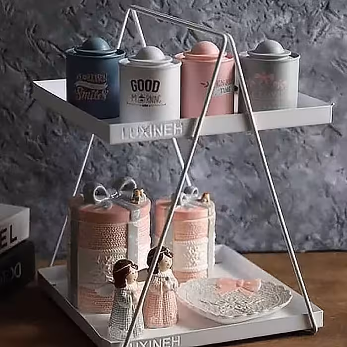 استند پذیرایی لوکسینه مدل دو طبقه