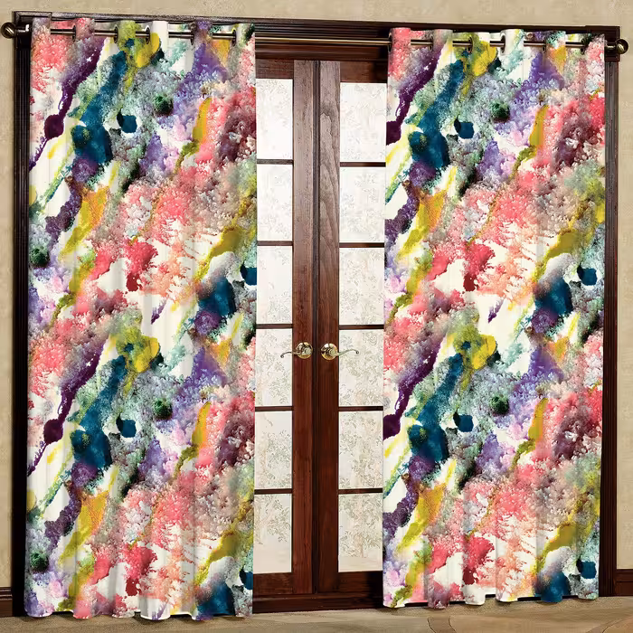 پرده مدل مخمل پانچی کد 1337 سایز 200x140 سانتی متر