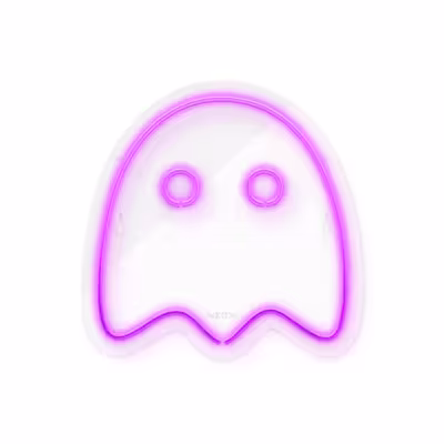 چراغ دیواری نئون دیزاین طرح Packman-2_PR