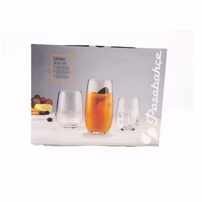 لیوان پاشاباغچه مدل لینکا کد 96820 بسته 18 عددی