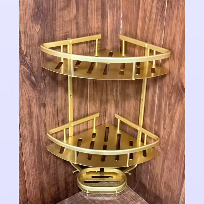 قفسه حمام مدل دو طبقه