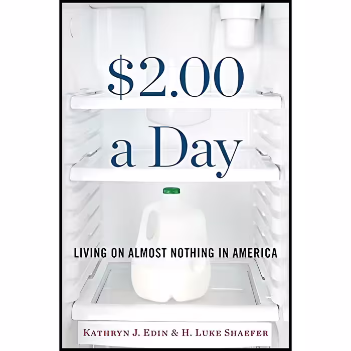 کتاب $2.00 a Day اثر Kathryn J. Edin and H. Luke Shaefer انتشارات Houghton Mifflin Harcourt