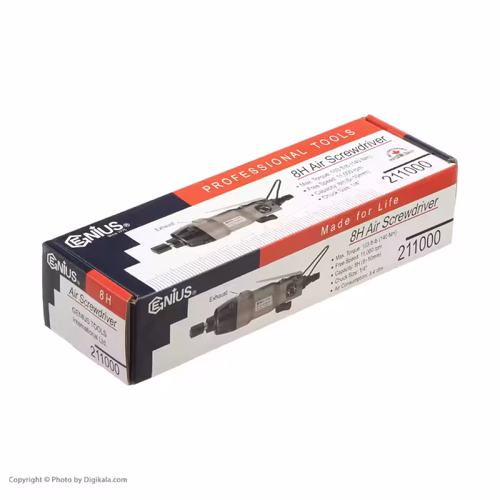 پیچ گوشتی بادی جنیوس تولز مدل 211000