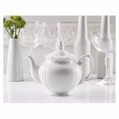 قوری چینی زرین ایران مدل سمن درجه عالي