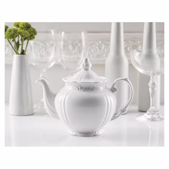 قوری چینی زرین ایران مدل سمن درجه عالي