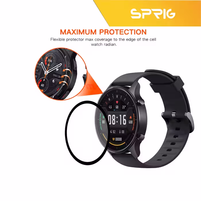 محافظ صفحه نمایش نانو اسپریگ مدل SPG مناسب برای ساعت هوشمند شیایومی Mi Watch Color Sport