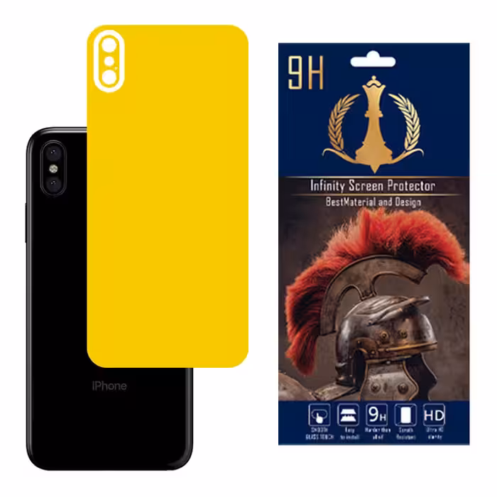 برچسب پوششی اینفینیتی مدل PR MAX مناسب برای گوشی موبایل اپل iPhone X / XS به همراه محافظ صفحه نمایش