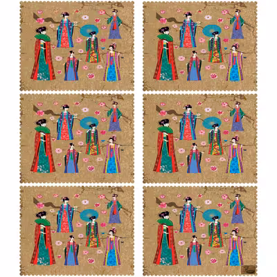 زیربشقابی رنس مدل UU3-42157 بسته 6 عددی