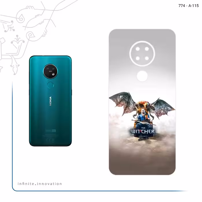 برچسب پوششی ماهوت مدل The Witcher Game Series مناسب برای گوشی موبایل نوکیا 7.2