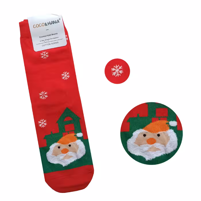 جوراب بچگانه کوکو هانا طرح زمستان مدل CC09