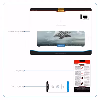 برچسب پوششی ماهوت مدل F-22 Raptor مناسب برای تبلت سامسونگ Galaxy Tab E 9.6 2015 T560