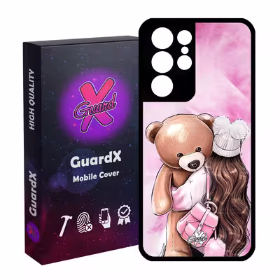 کاور گارد ایکس طرح Girl مدل Glass10088 مناسب برای گوشی موبایل سامسونگ Galaxy S21 Ultra