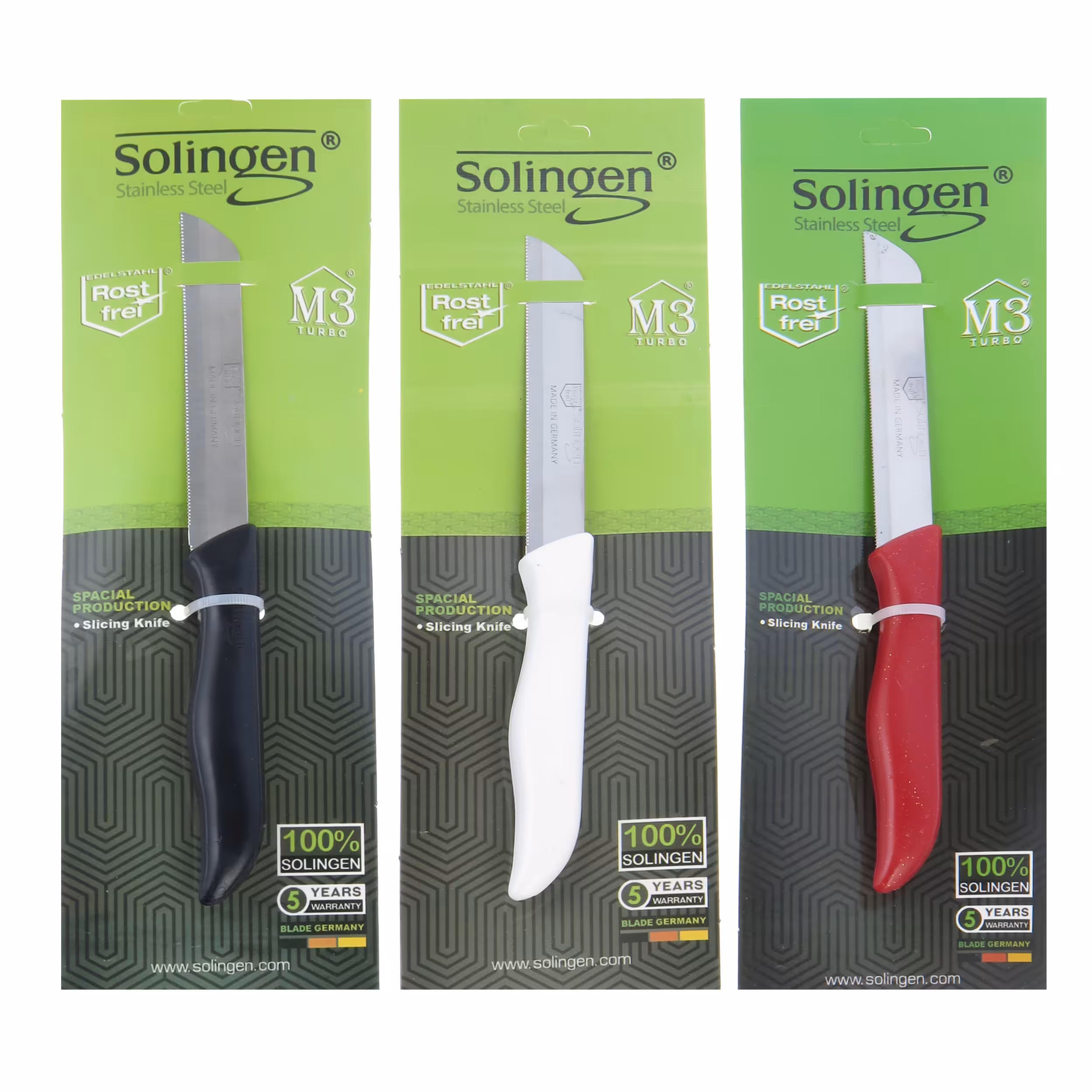 چاقو زولینگن کد 3 بسته ده عددی