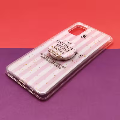 کاور مدل AS کد 01 مناسب برای گوشی موبایل سامسونگ Galaxy A71 به همراه پایه نگهدارنده