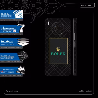 برچسب پوششی ماهوت مدل Rolex-Logo-FullSkin مناسب برای گوشی موبایل هوآوی Nova 8i
