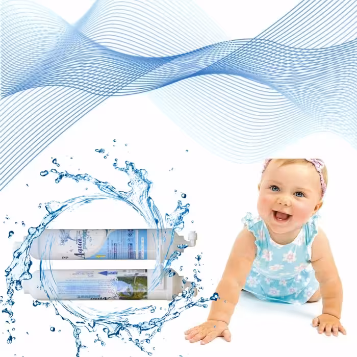 فیلتر تصفیه آب یخچال و فریزر آکوا پیورست مدل NEW FILTER - RX 2500G مجموعه 2 عددی