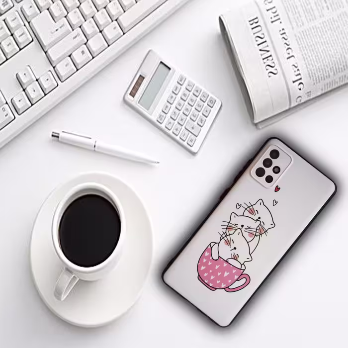 کاور لاین کینگ مدل livancat uv مناسب برای گوشی موبایل سامسونگ Galaxy A71 به همراه پایه نگهدارنده