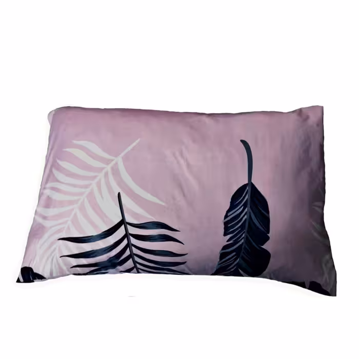 سرویس ملحفه طرح برگ انجیر گرمسیری کد ni07017 یک نفره دو تکه