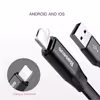 کابل تبدیل USB به لایتنینگ / microUSB / باسئوس مدل Two-in-One 01 طول 0.23 متر