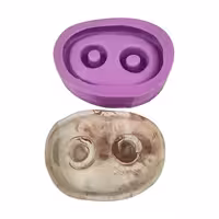 قالب سیلیکونی جا شمعی دو تایی 15 در 12 سانت